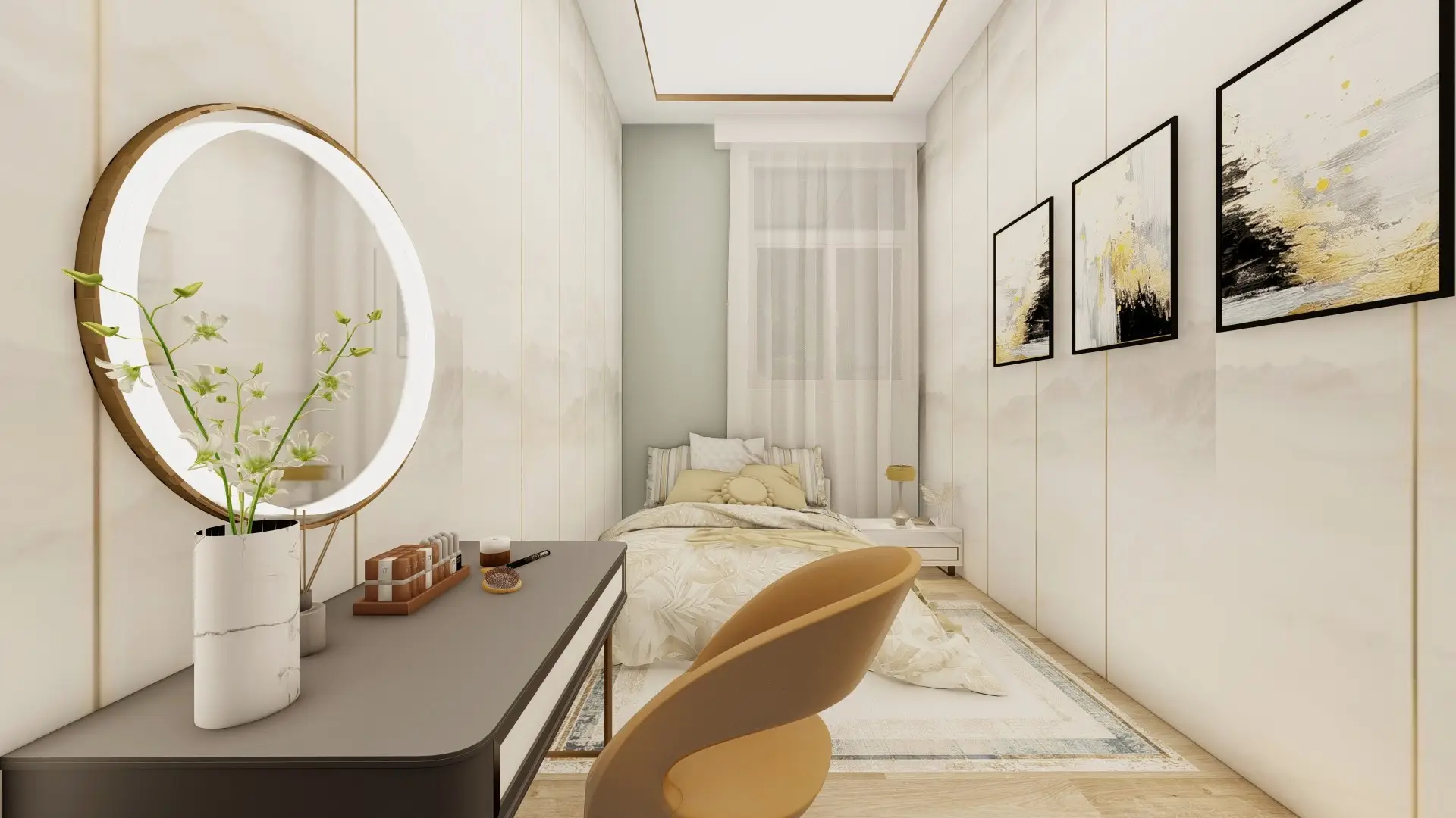 17-SEKEN HOMES 4th-22th Floor 125msq Unit Bed Room-02